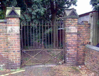 Gates before restoration